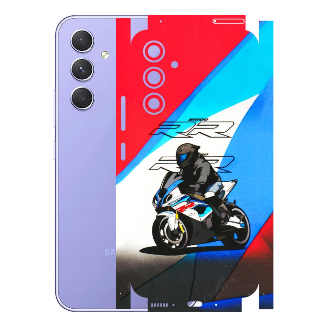 Samsung A/S Series Phone Skins (All Models) - Bikers Love - 3D Embossed Finish (L-58) Samsung Galaxy A54 (5G)