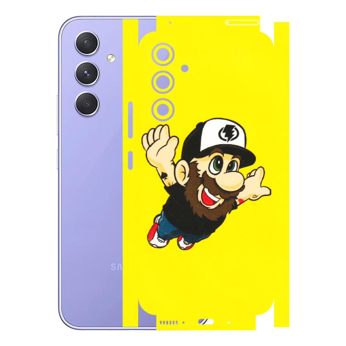 Samsung A/S Series Phone Skins (All Models) - Flying Beardo - 3D Embossed Finish (L-60) Samsung Galaxy A54 (5G)