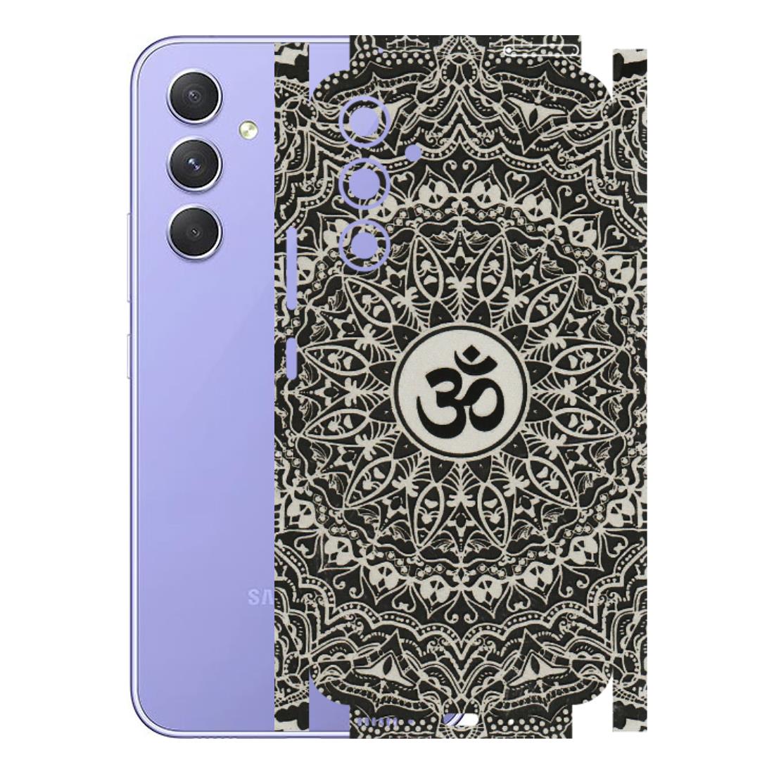 Samsung A/S Series Phone Skins (All Models) - Aum Elegant Mandala - 3D Embossed Finish (L-62) Samsung Galaxy A54 (5G)