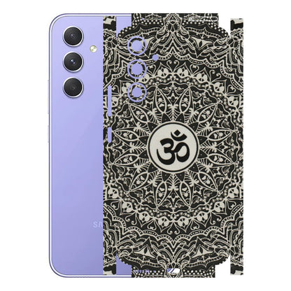 Samsung A/S Series Phone Skins (All Models) - Aum Elegant Mandala - 3D Embossed Finish (L-62) Samsung Galaxy A54 (5G)