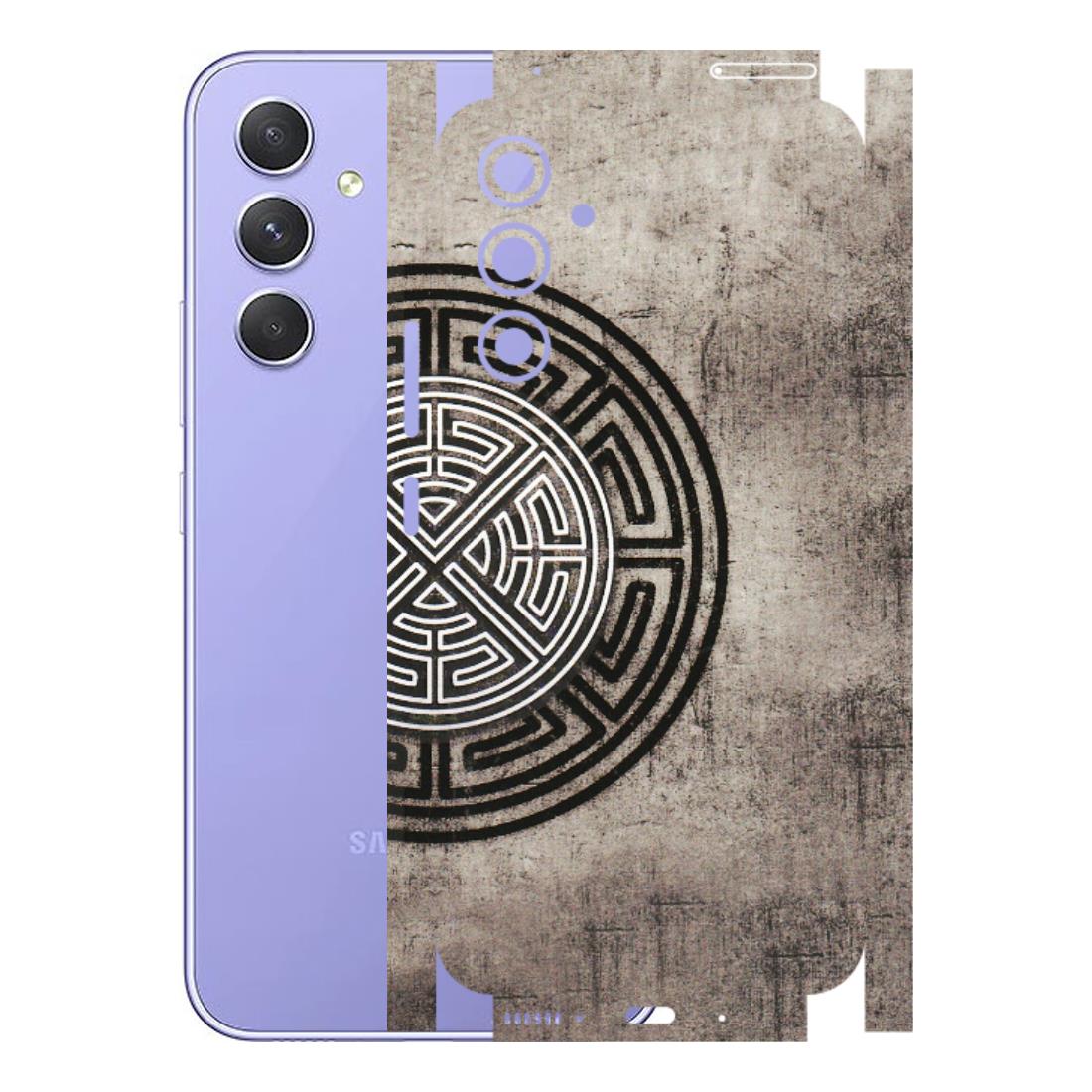 Samsung A/S Series Phone Skins (All Models) - Mysterious Circular Design - 3D Embossed Finish (L-63) Samsung Galaxy A54 (5G)