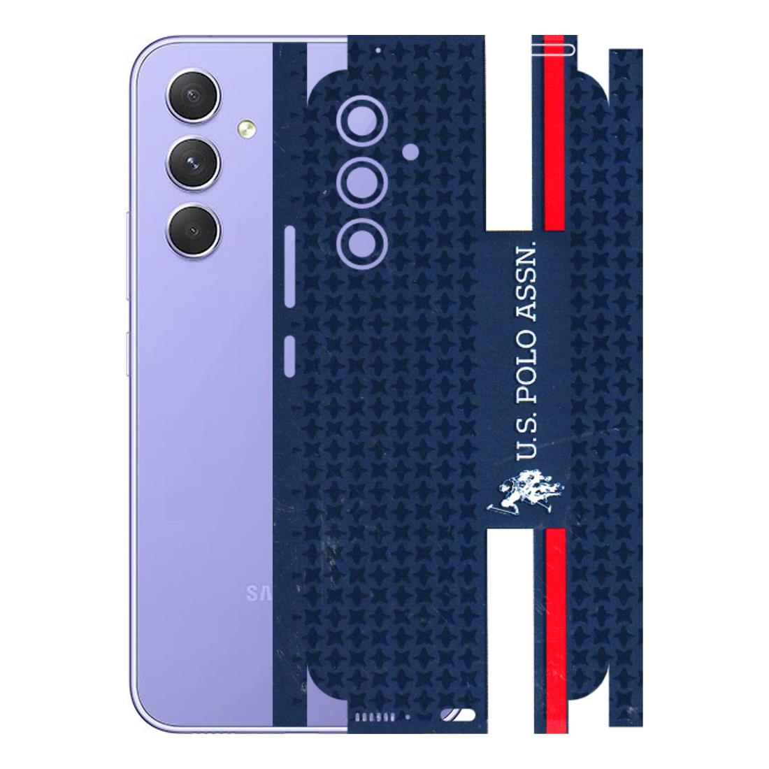 Samsung A/S Series Phone Skins (All Models) - US POLO Designer Brand - 3D Embossed Finish (L-65) Samsung Galaxy A54 (5G)