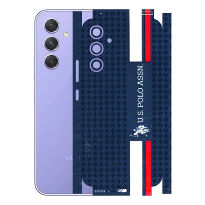 Samsung A/S Series Phone Skins (All Models) - US POLO Designer Brand - 3D Embossed Finish (L-65) Samsung Galaxy A54 (5G)