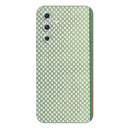 Samsung A/S Series Phone Skins (All Models) - Gucci Fabric Pattern - 3D Embossed Finish (L-73) Samsung Galaxy A54 (5G)