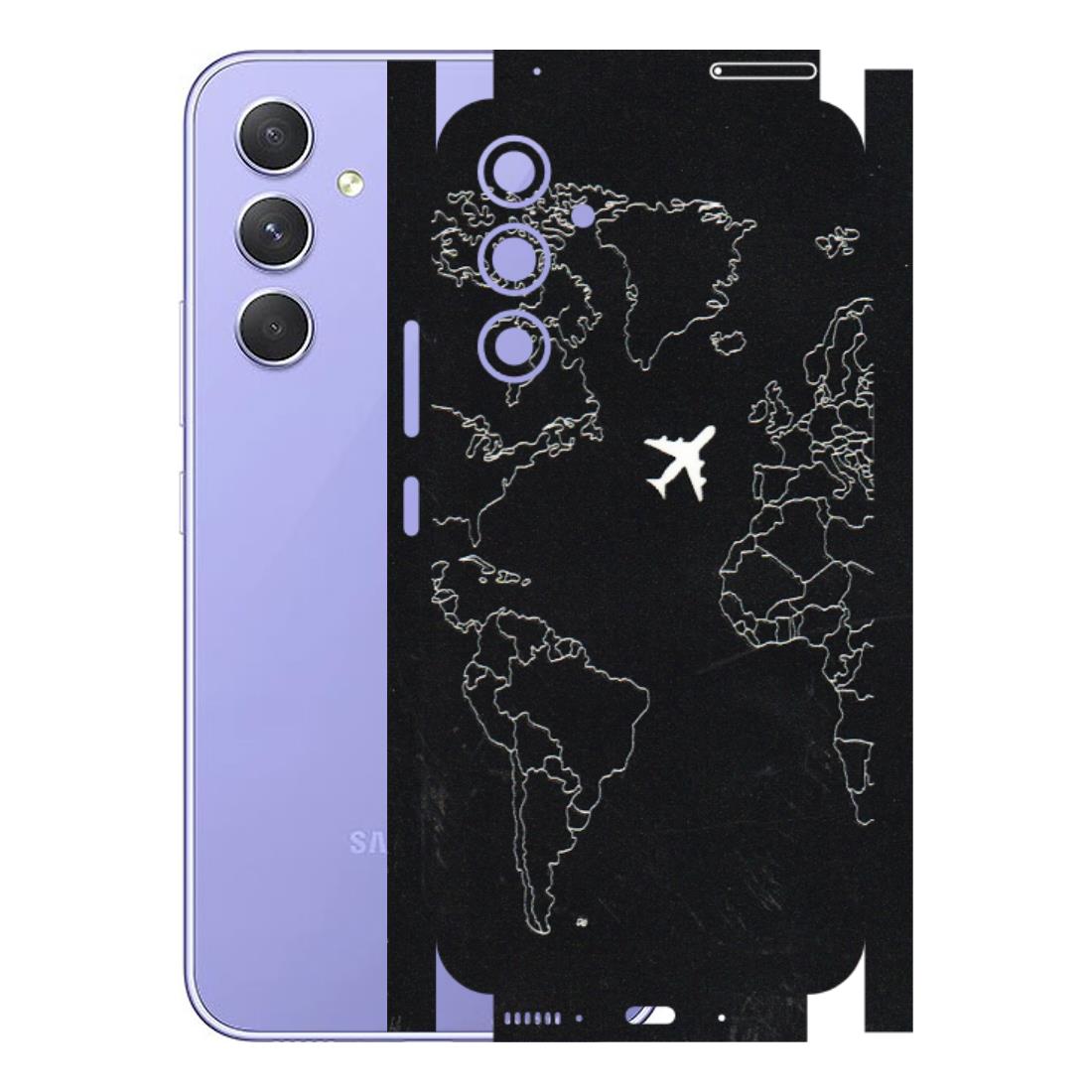 Samsung A/S Series Phone Skins (All Models) - Never Ending Travel - 3D Embossed Finish (L-79) Samsung Galaxy A54 (5G)