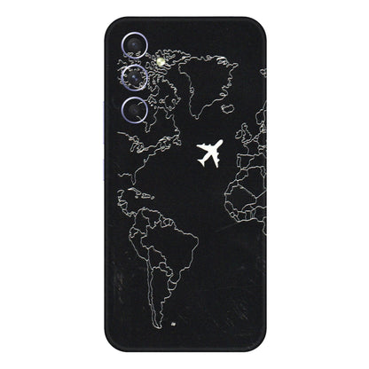 Samsung A/S Series Phone Skins (All Models) - Never Ending Travel - 3D Embossed Finish (L-79) Samsung Galaxy A54 (5G)