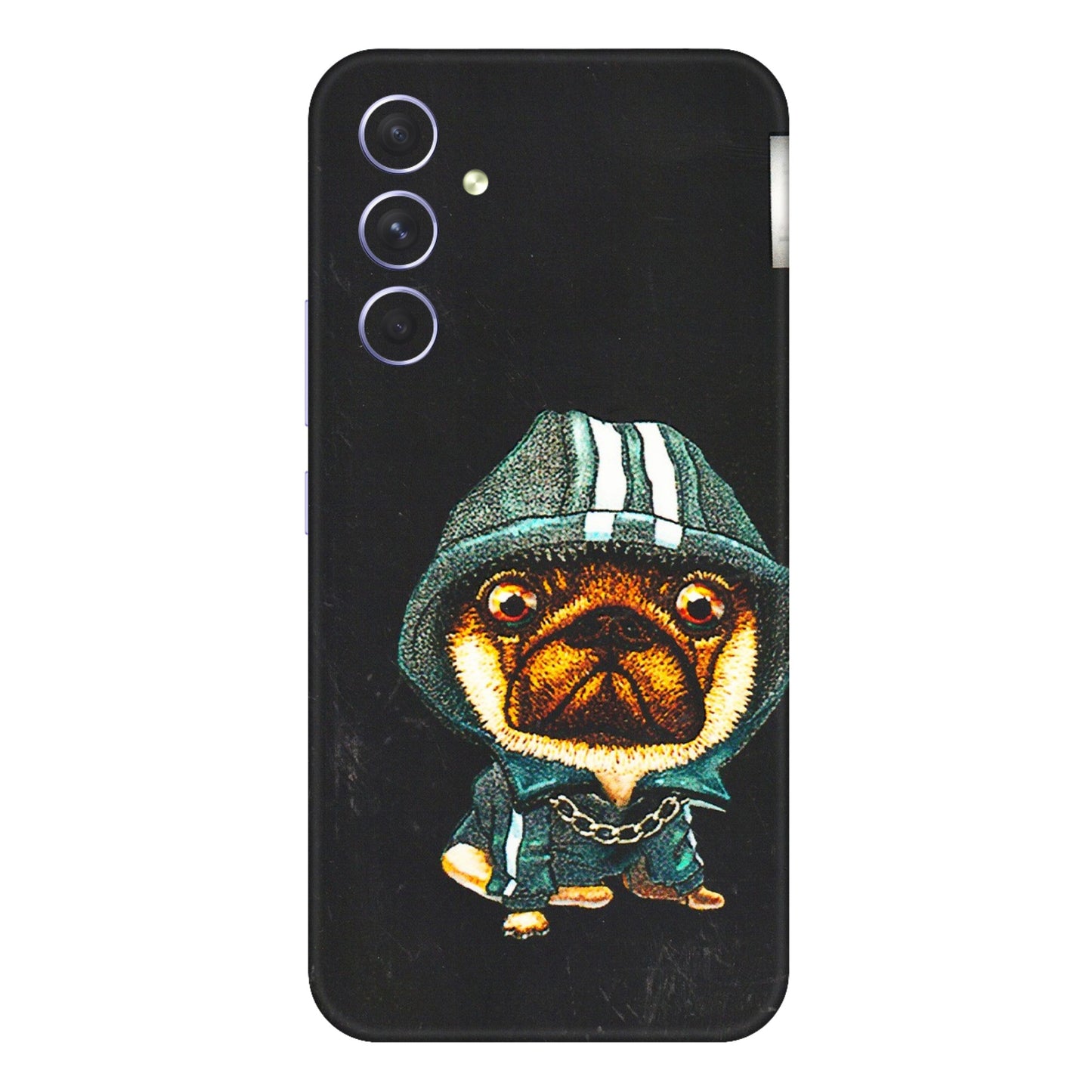 Samsung A/S Series Phone Skins (All Models) - Puppy N Hoodie - 3D Embossed Finish (L-90) Samsung Galaxy A54 (5G)