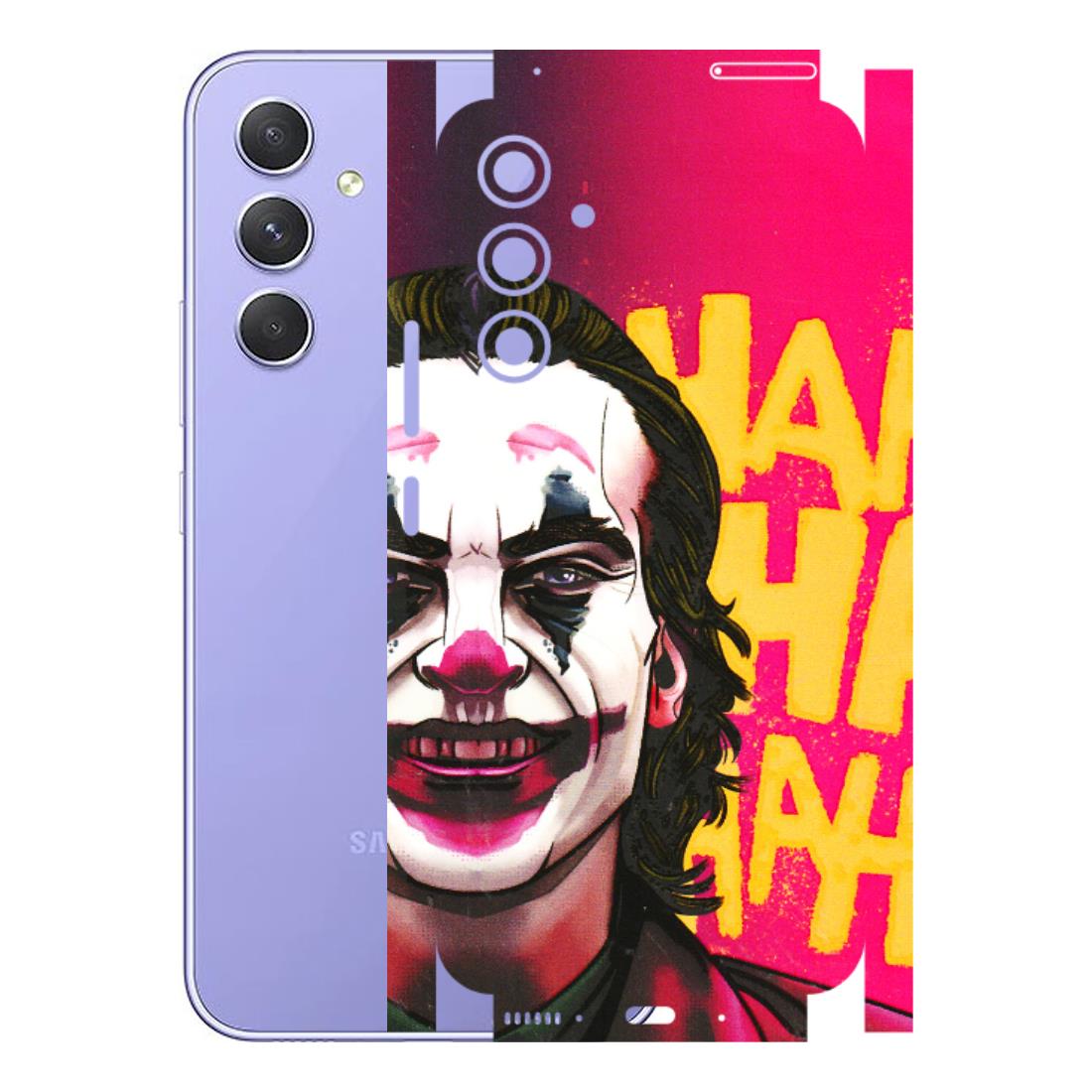 Samsung A/S Series Phone Skins (All Models) - Joker Evil Laugh - 3D Embossed Finish (L-97) Samsung Galaxy A54 (5G)