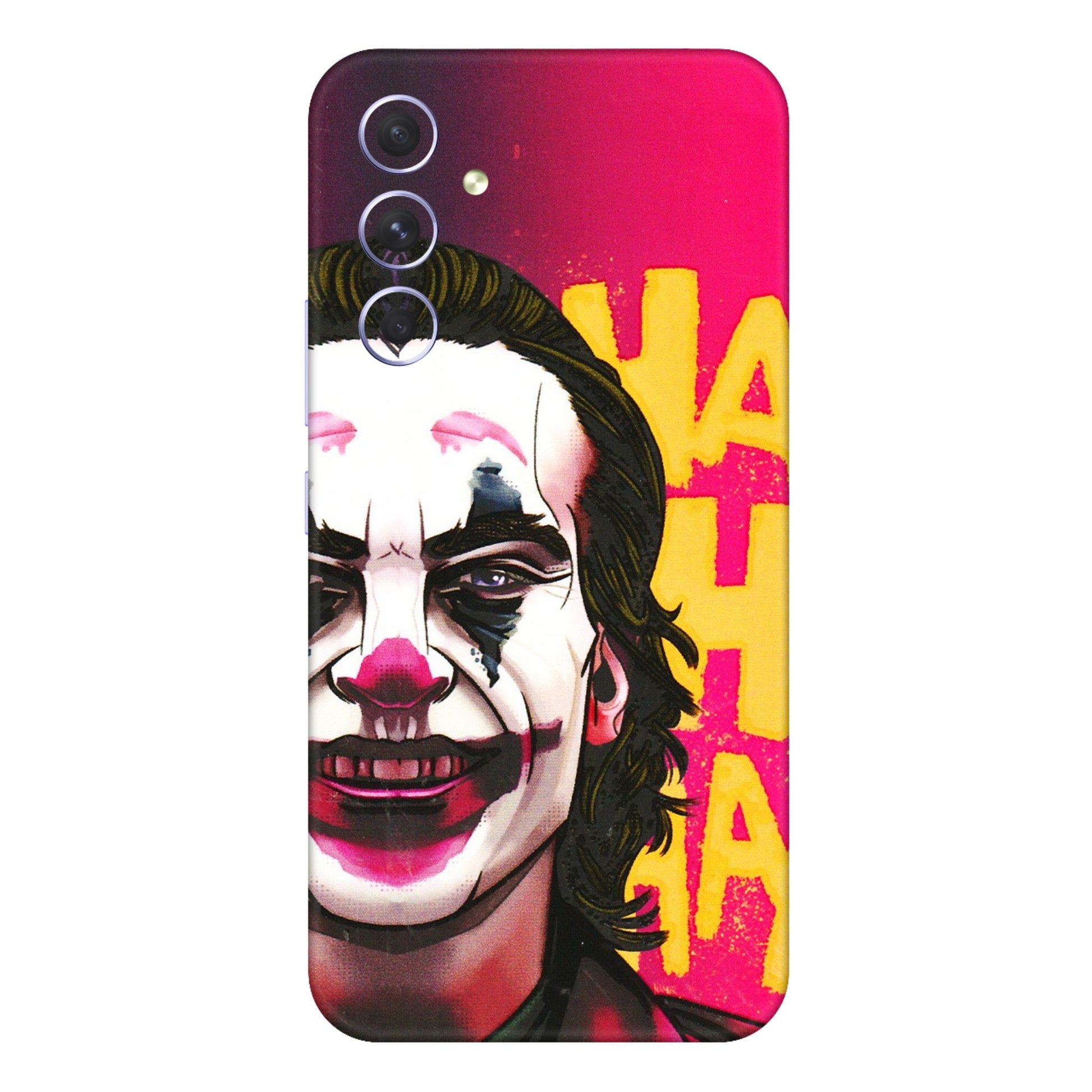 Samsung A/S Series Phone Skins (All Models) - Joker Evil Laugh - 3D Embossed Finish (L-97) Samsung Galaxy A54 (5G)