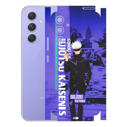 Samsung A/S Series Phone Skins (All Models) - Jujutsu Kaisen Gojo - Matte Finish (M-05) Samsung Galaxy A54 (5G)