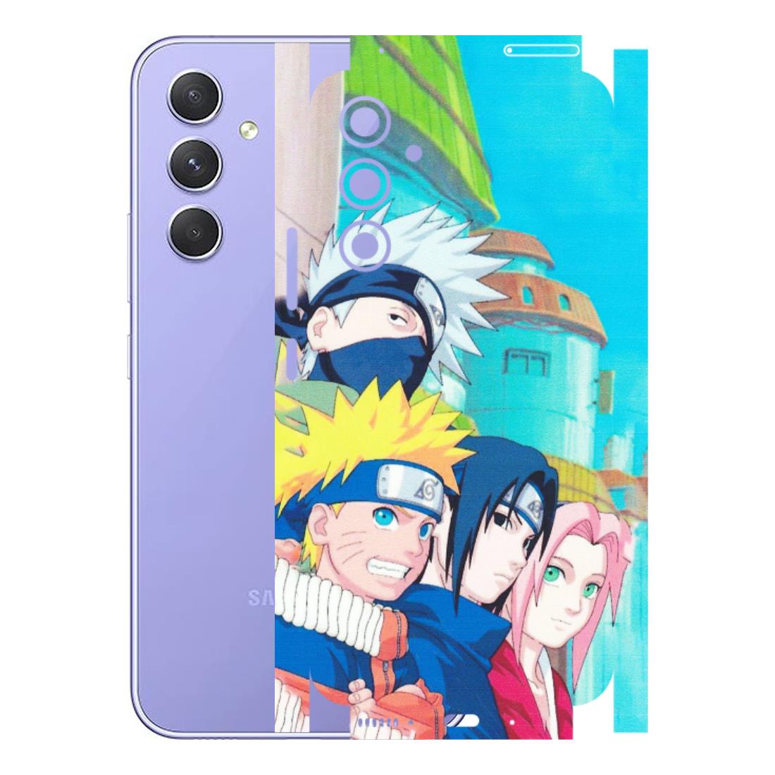 Samsung A/S Series Phone Skins (All Models) - Team Minato And Kakashi - Matte Finish (M-101) Samsung Galaxy A54 (5G)