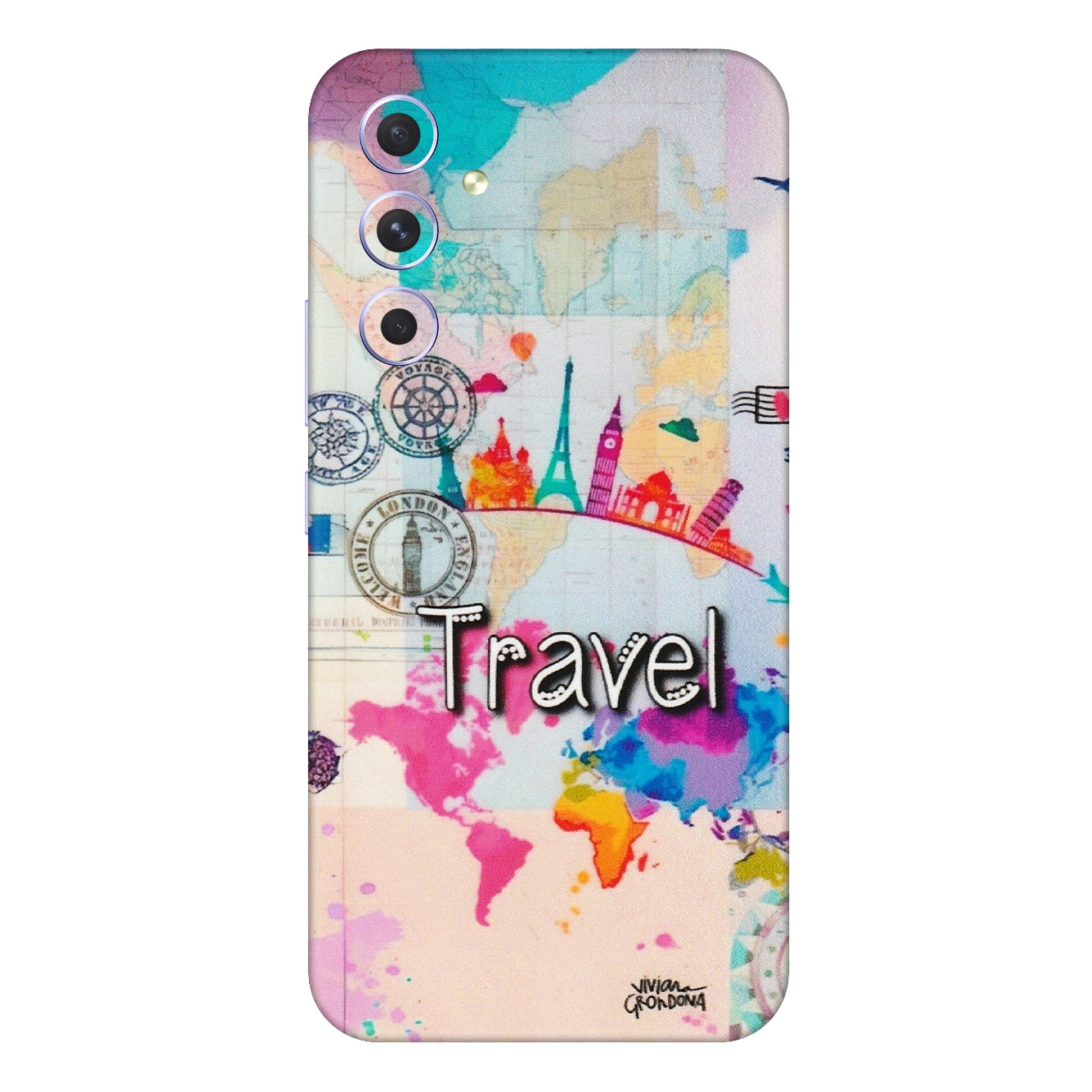 Samsung A/S Series Phone Skins (All Models) - Travel The Wonders - Matte Finish (M-108) Samsung Galaxy A54 (5G)