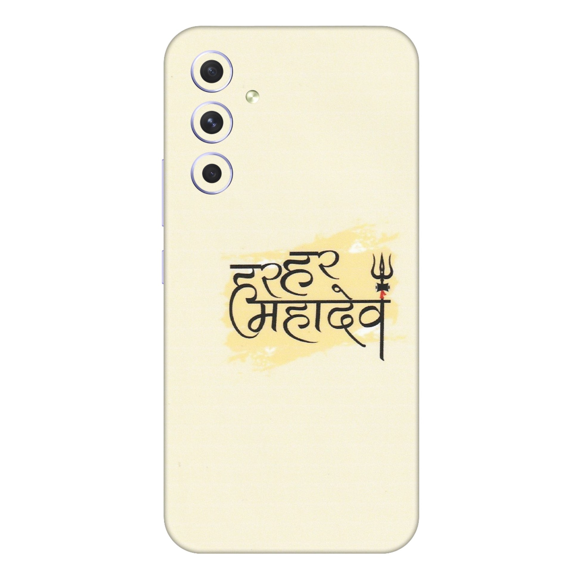 Samsung A/S Series Phone Skins (All Models) - Har Har Mahadev - Matte Finish (M-10) Samsung Galaxy A54 (5G)