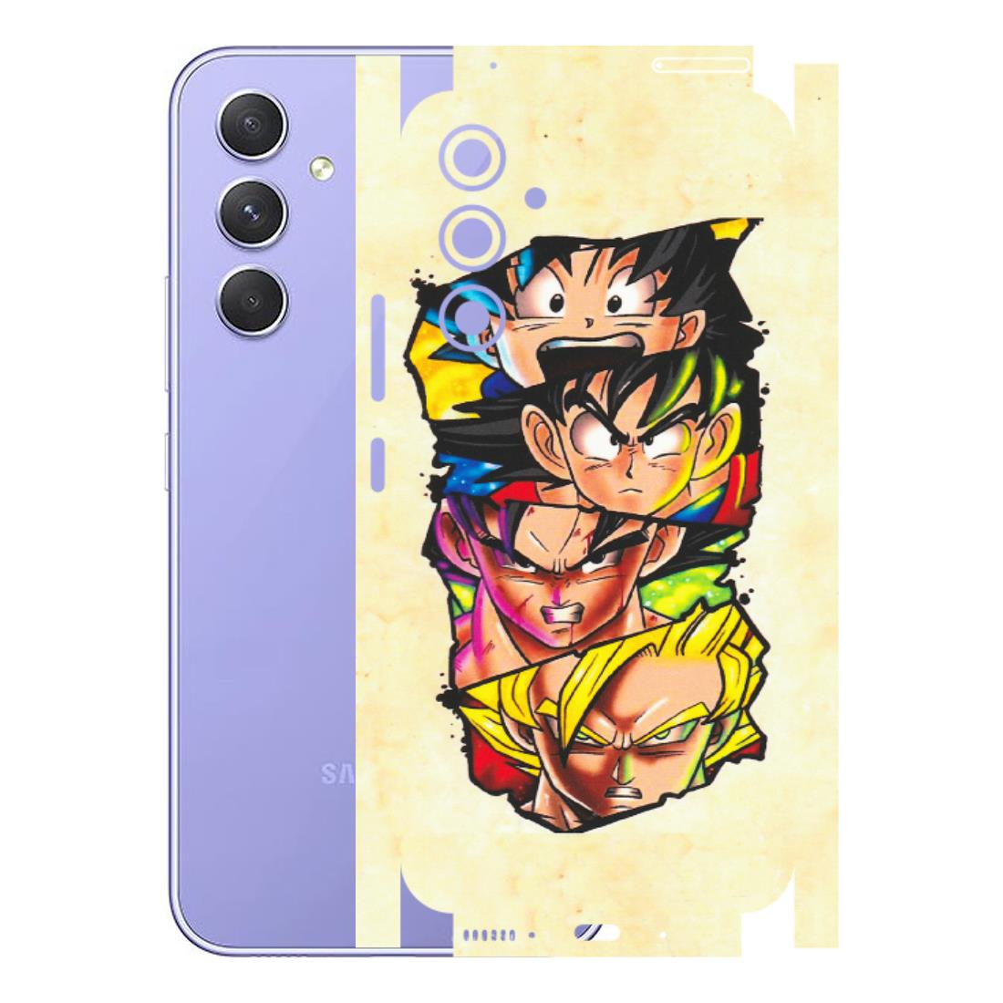 Samsung A/S Series Phone Skins (All Models) - Angry Multi Anime - Matte Finish (M-113) Samsung Galaxy A54 (5G)