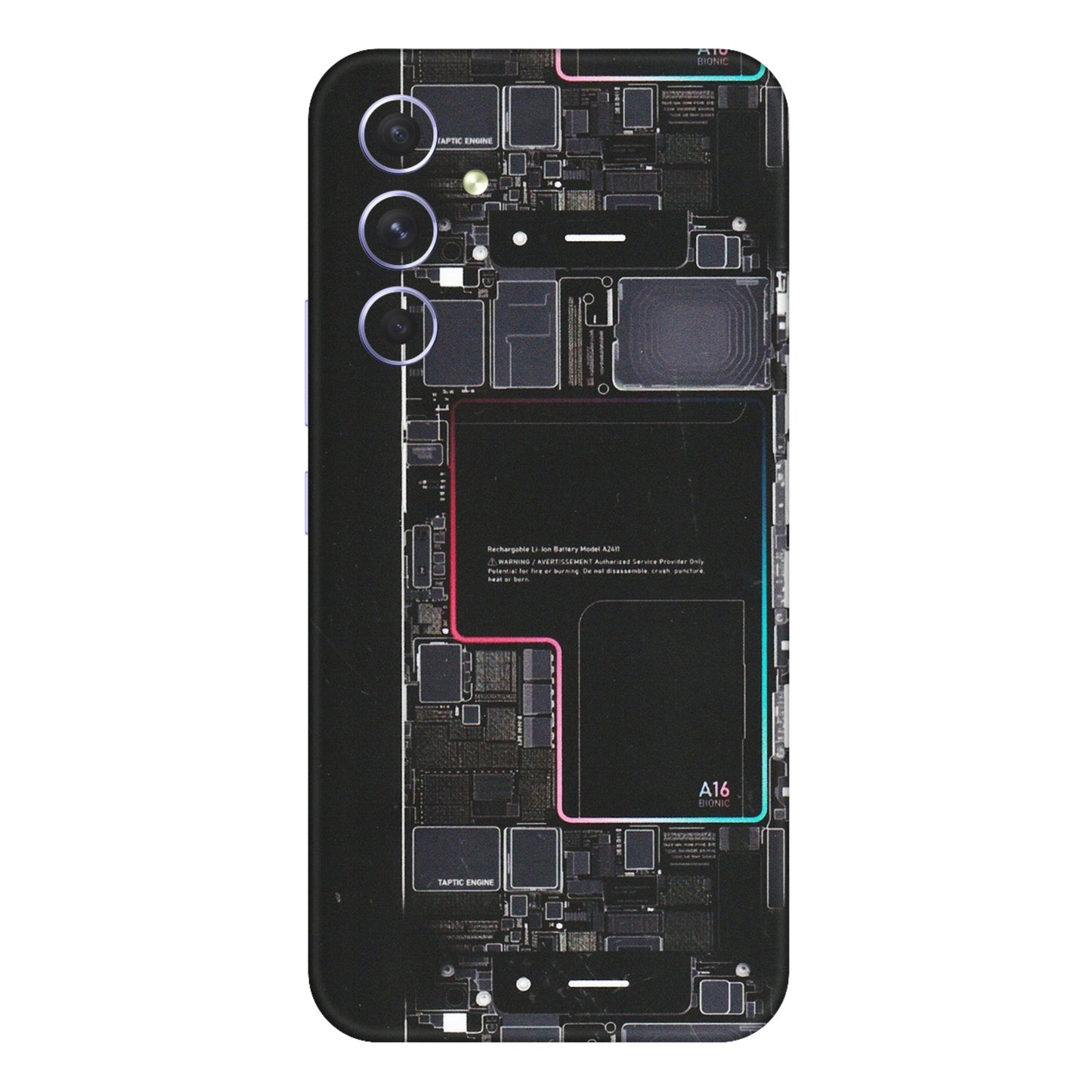 Samsung A/S Series Phone Skins (All Models) - Motherboard Circuit Layout - Matte Finish (M-117) Samsung Galaxy A54 (5G)