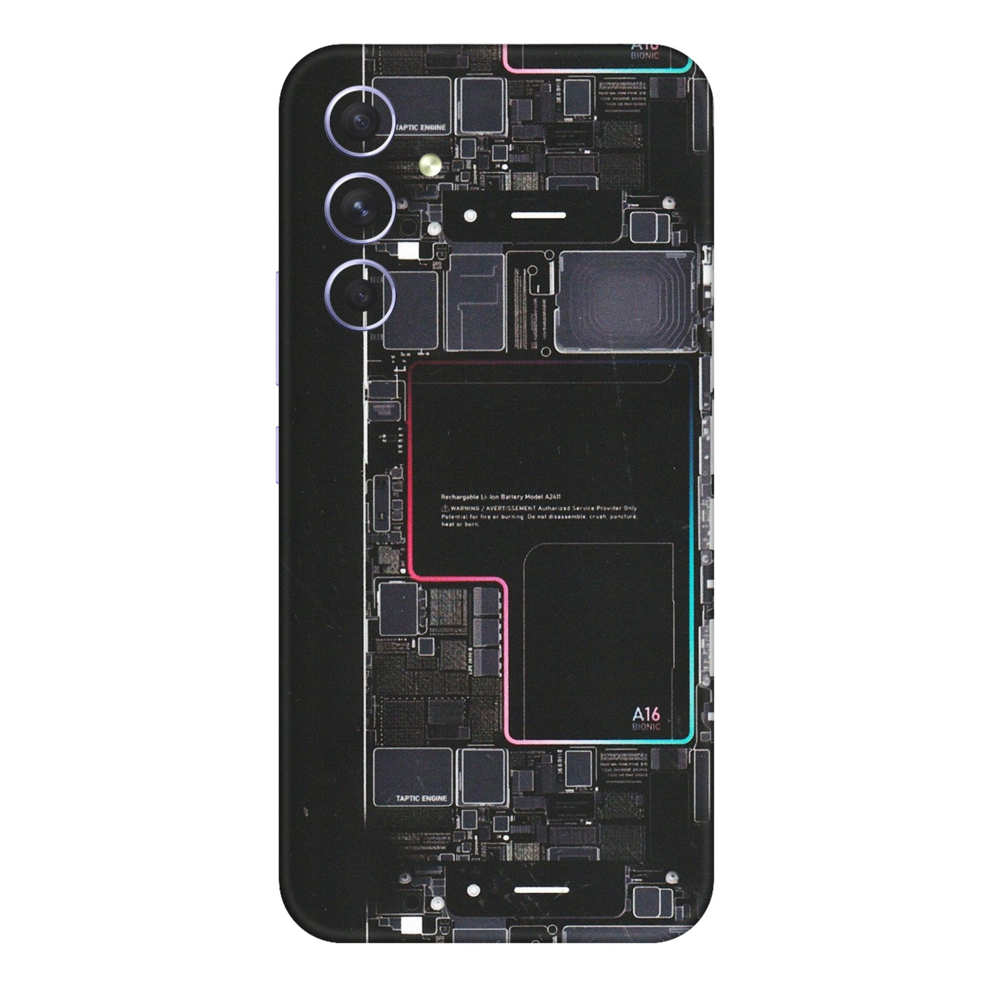 Samsung A/S Series Phone Skins (All Models) - Motherboard Circuit Layout - Matte Finish (M-117) Samsung Galaxy A54 (5G)