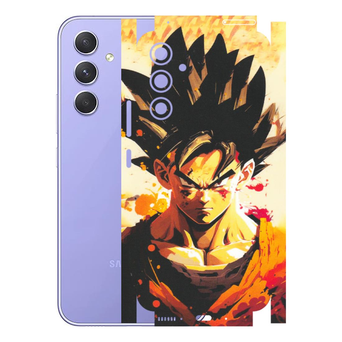 Samsung A/S Series Phone Skins (All Models) - Angry Goku - Matte Finish (M-12) Samsung Galaxy A54 (5G)