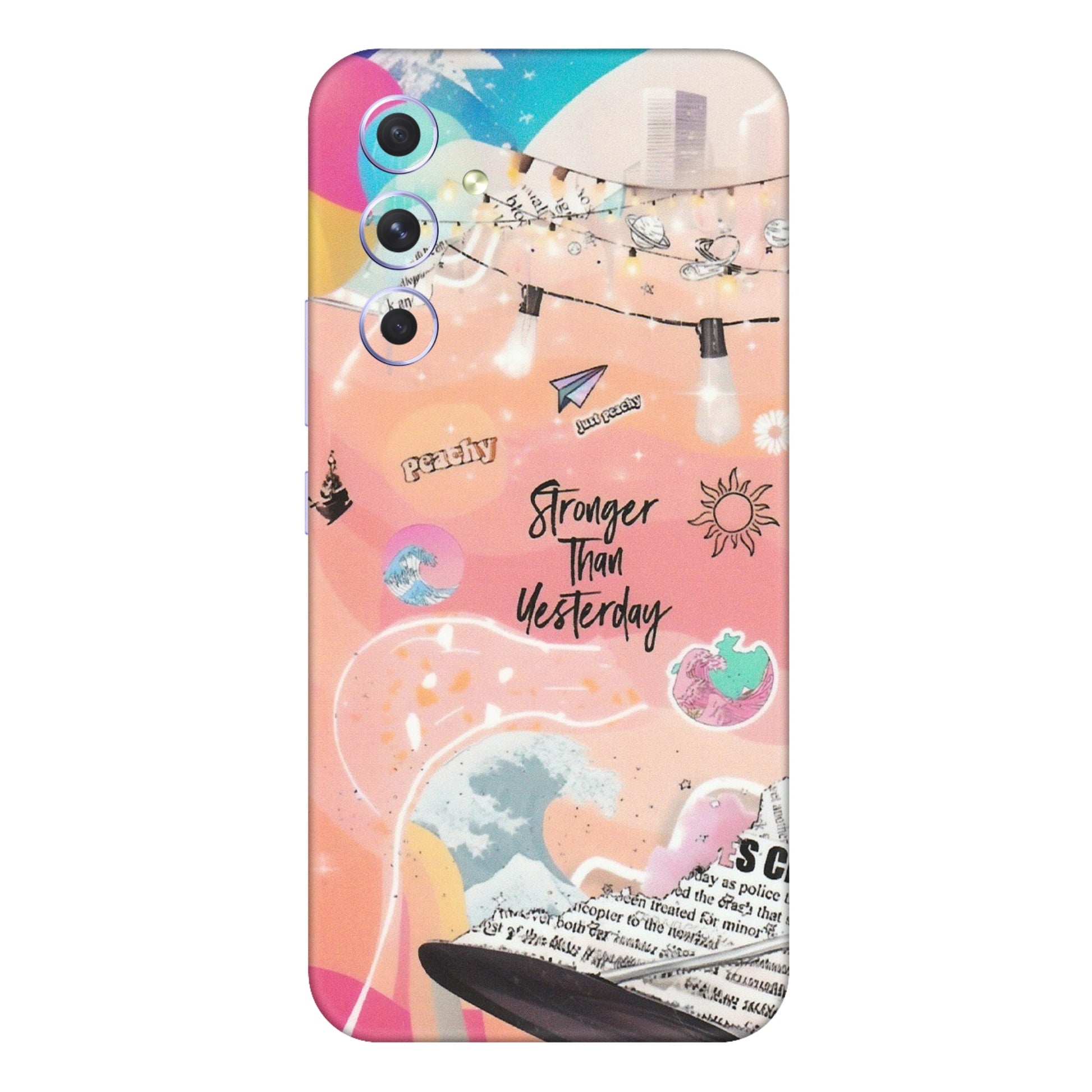 Samsung A/S Series Phone Skins (All Models) - Stronger Then Yesterday - Matte Finish (M-128) Samsung Galaxy A54 (5G)