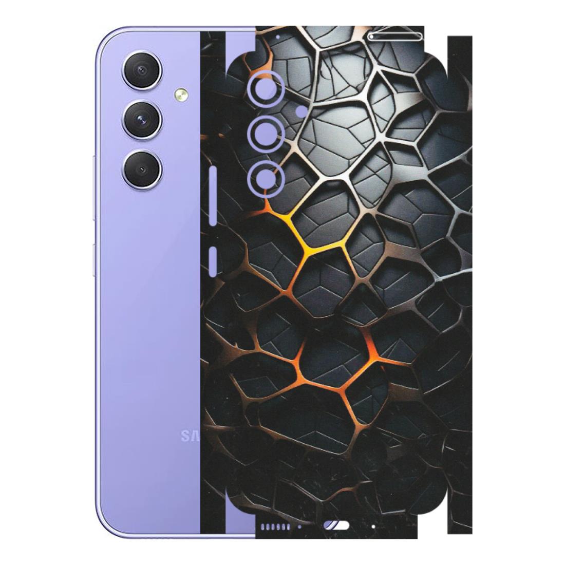 Samsung A/S Series Phone Skins (All Models) - New Abstract Graphite Tiles - Matte Finish (M-130) Samsung Galaxy A54 (5G)