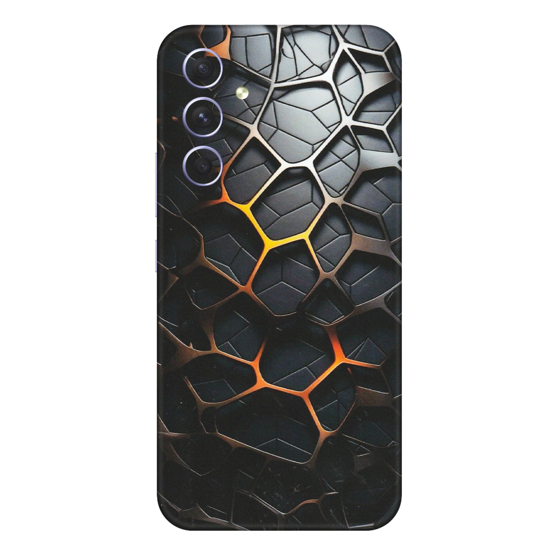 Samsung A/S Series Phone Skins (All Models) - New Abstract Graphite Tiles - Matte Finish (M-130) Samsung Galaxy A54 (5G)