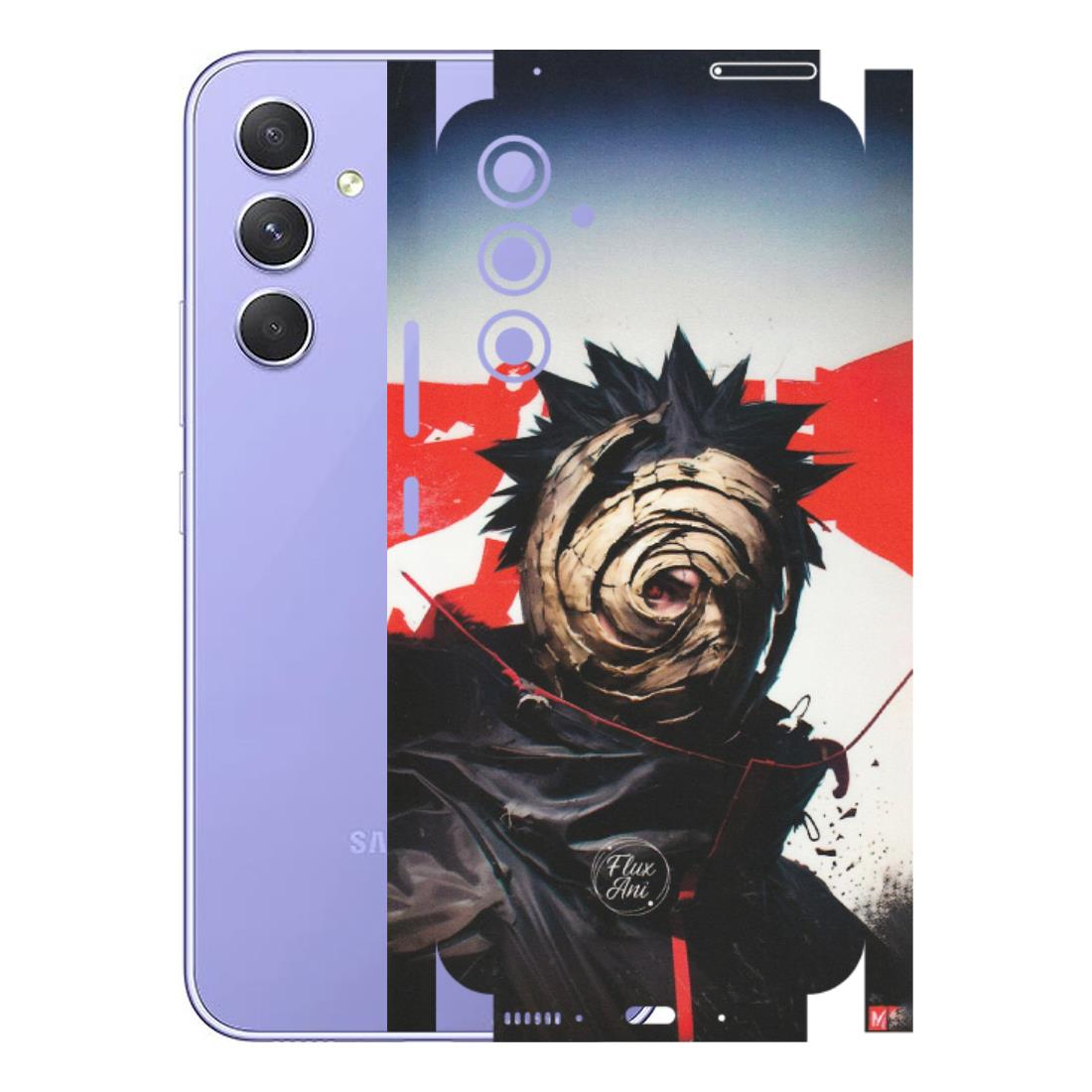 Samsung A/S Series Phone Skins (All Models) - Obito Uchiha Cool Anime - Matte Finish (M-134) Samsung Galaxy A54 (5G)