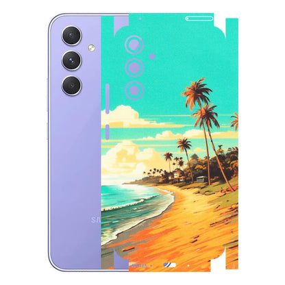 Samsung A/S Series Phone Skins (All Models) - Miami Beach - Matte Finish (M-136) Samsung Galaxy A54 (5G)