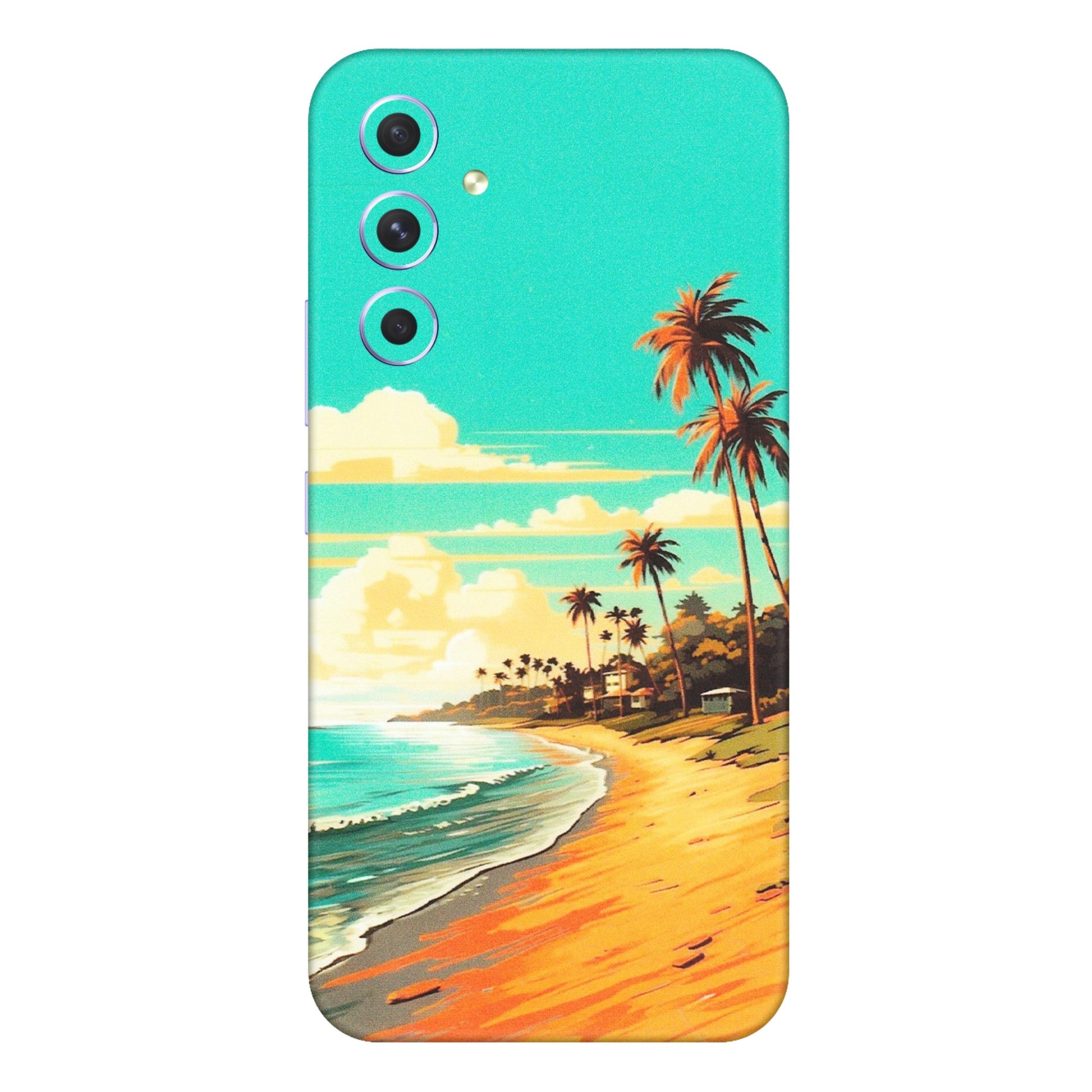 Samsung A/S Series Phone Skins (All Models) - Miami Beach - Matte Finish (M-136) Samsung Galaxy A54 (5G)