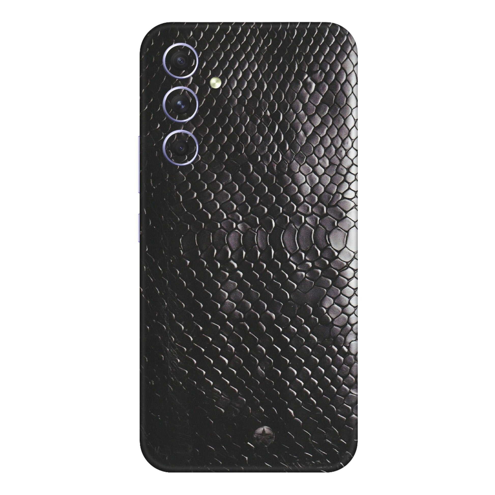 Samsung A/S Series Phone Skins (All Models) - Black Snack Leather - Matte Finish (M-147) Samsung Galaxy A54 (5G)