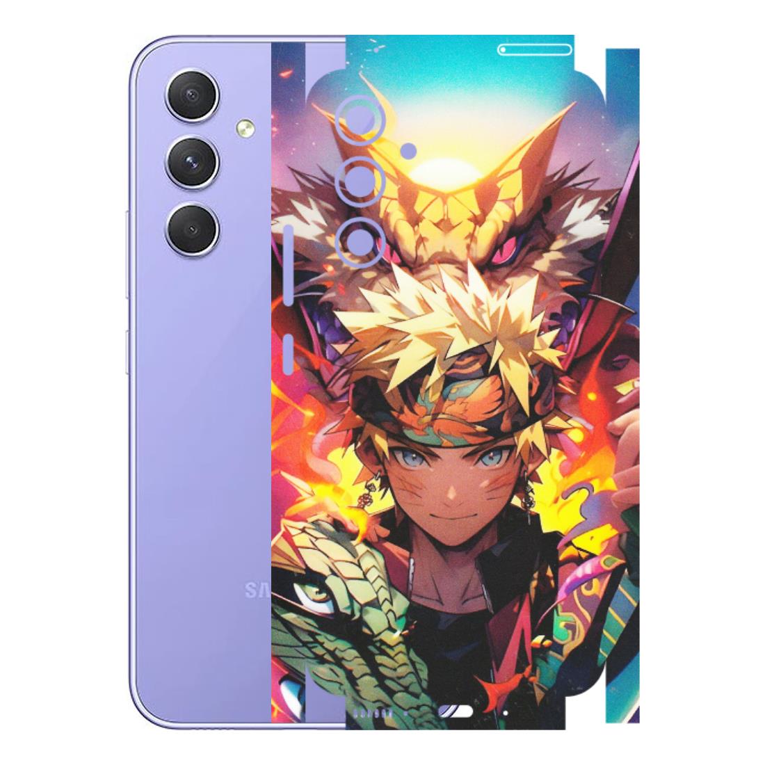 Samsung A/S Series Phone Skins (All Models) - Angry Naruto Anime - Matte Finish (M-148) Samsung Galaxy A54 (5G)
