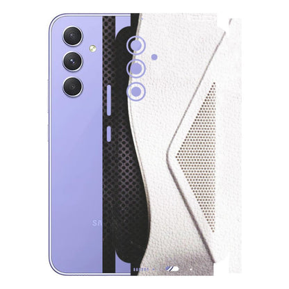 Samsung A/S Series Phone Skins (All Models) - Black And White Iconic Convoy - Matte Finish (M-149) Samsung Galaxy A54 (5G)