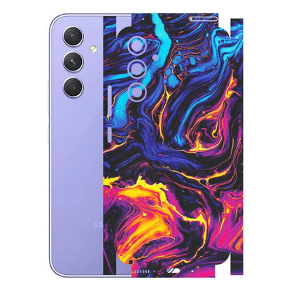 Samsung A/S Series Phone Skins (All Models) - Abstract Paint Classy - Matte Finish (M-15) Samsung Galaxy A54 (5G)
