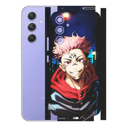 Samsung A/S Series Phone Skins (All Models) - Yuji Itadori Funny Face Anime - Matte Finish (M-152) Samsung Galaxy A54 (5G)