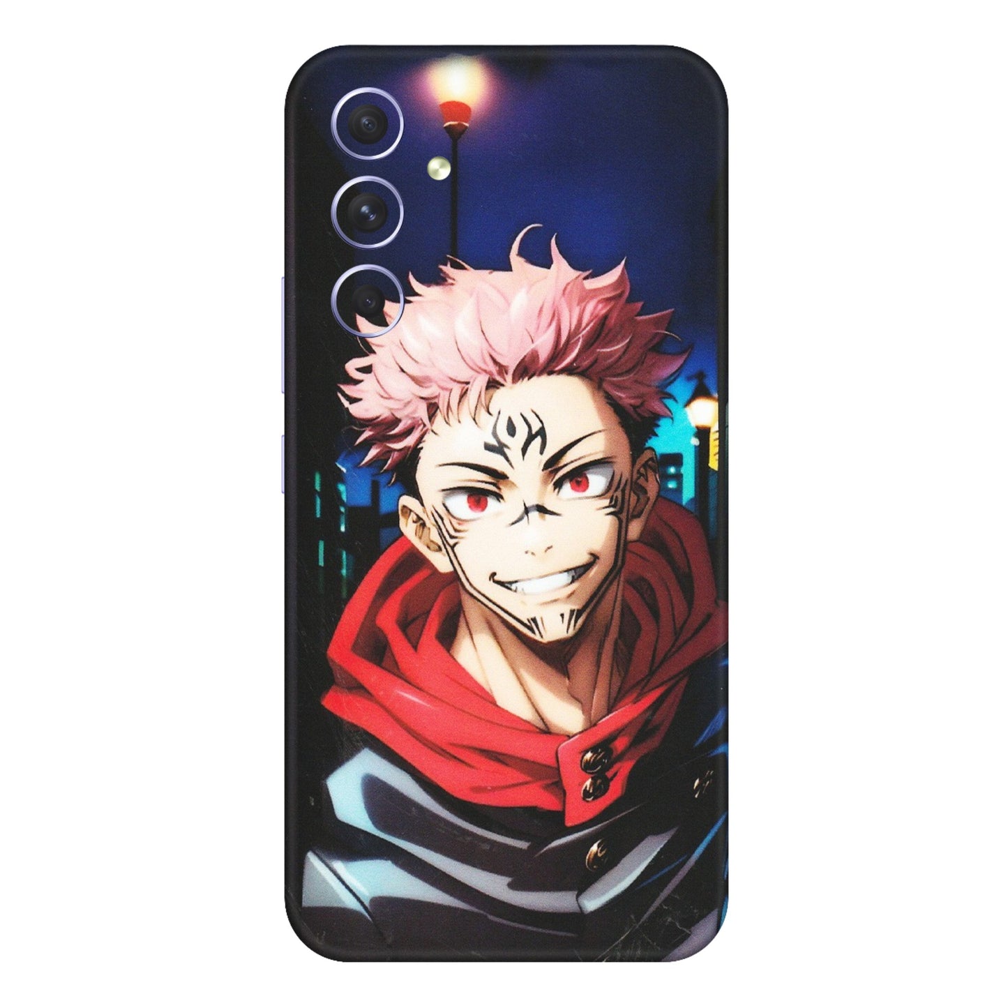 Samsung A/S Series Phone Skins (All Models) - Yuji Itadori Funny Face Anime - Matte Finish (M-152) Samsung Galaxy A54 (5G)