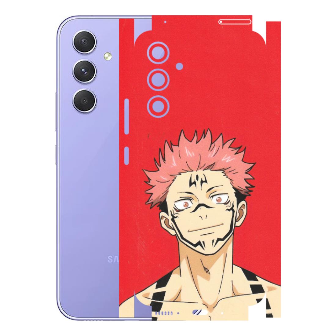 Samsung A/S Series Phone Skins (All Models) - Ryomen Sukuna Fun Anime - Matte Finish (M-153) Samsung Galaxy A54 (5G)