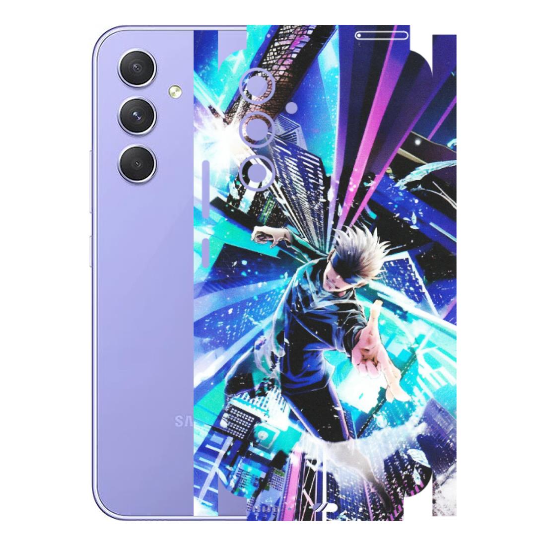 Samsung A/S Series Phone Skins (All Models) - Manga Action Jujustu Kaisen Anime - Matte Finish (M-155) Samsung Galaxy A54 (5G)