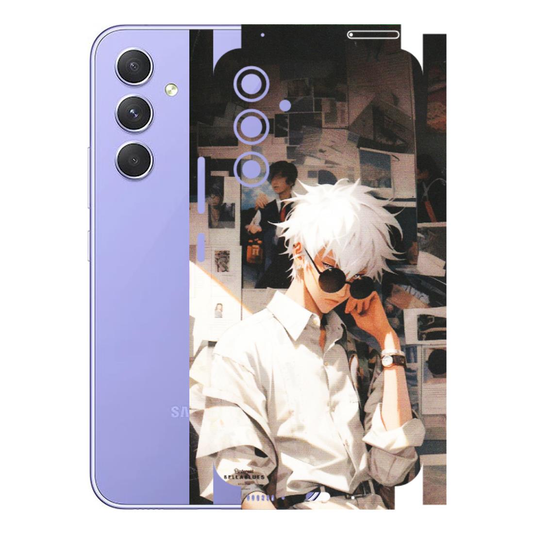 Samsung A/S Series Phone Skins (All Models) - Gojo Satoru Jujustu Kaisen Anime - Matte Finish (M-156) Samsung Galaxy A54 (5G)