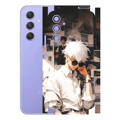 Samsung A/S Series Phone Skins (All Models) - Gojo Satoru Jujustu Kaisen Anime - Matte Finish (M-156) Samsung Galaxy A54 (5G)