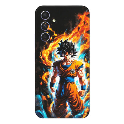 Samsung A/S Series Phone Skins (All Models) - Goku Transformation Anime - Matte Finish (M-159) Samsung Galaxy A54 (5G)