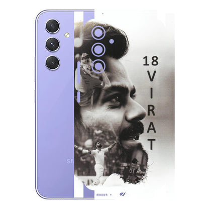 Samsung A/S Series Phone Skins (All Models) - Virat Kohli Cricketer - Matte Finish (M-163) Samsung Galaxy A54 (5G)