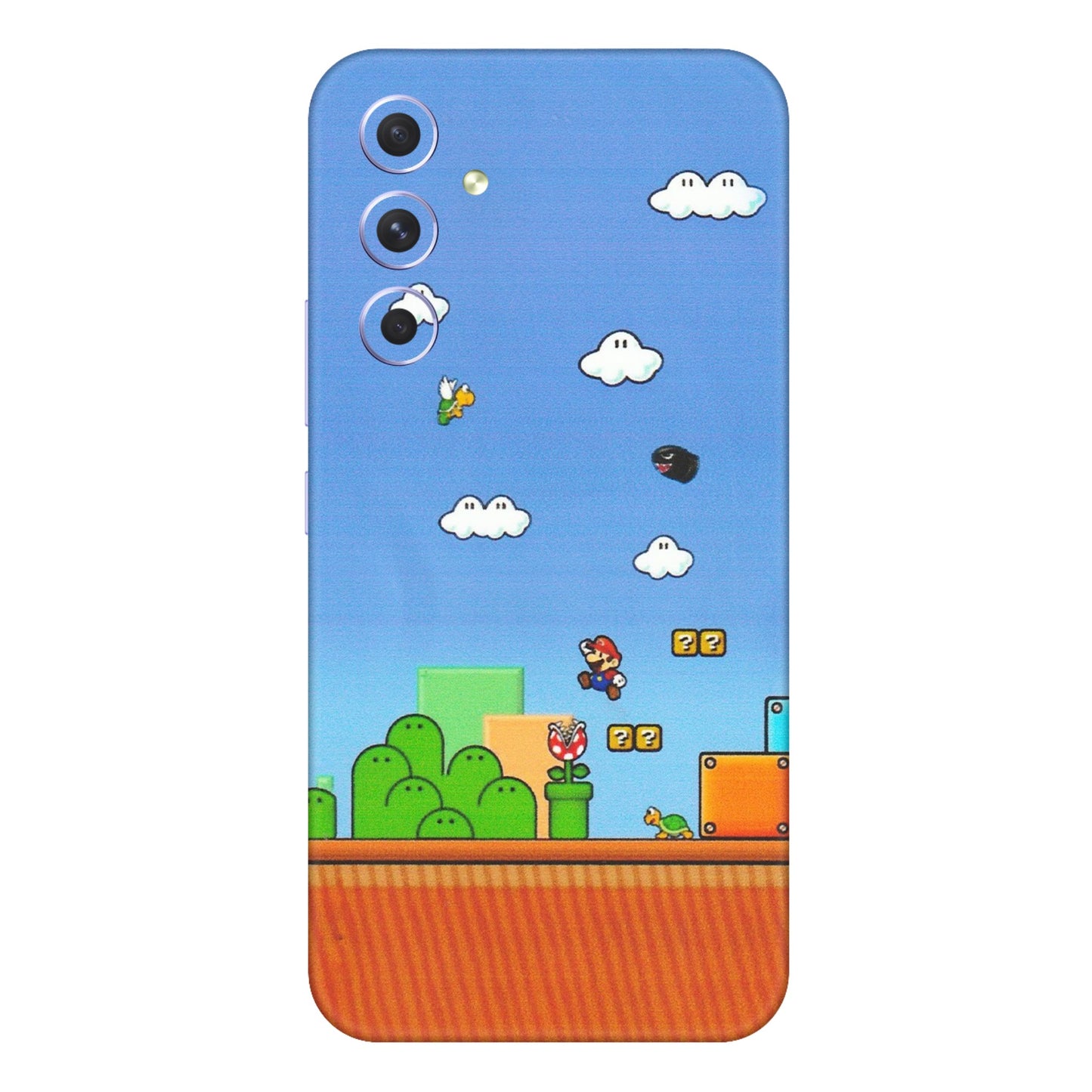Samsung A/S Series Phone Skins (All Models) - Mario Game Scene - Matte Finish (M-24) Samsung Galaxy A54 (5G)