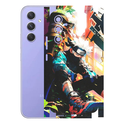 Samsung A/S Series Phone Skins (All Models) - Ash & Pikachu - Matte Finish (M-26) Samsung Galaxy A54 (5G)