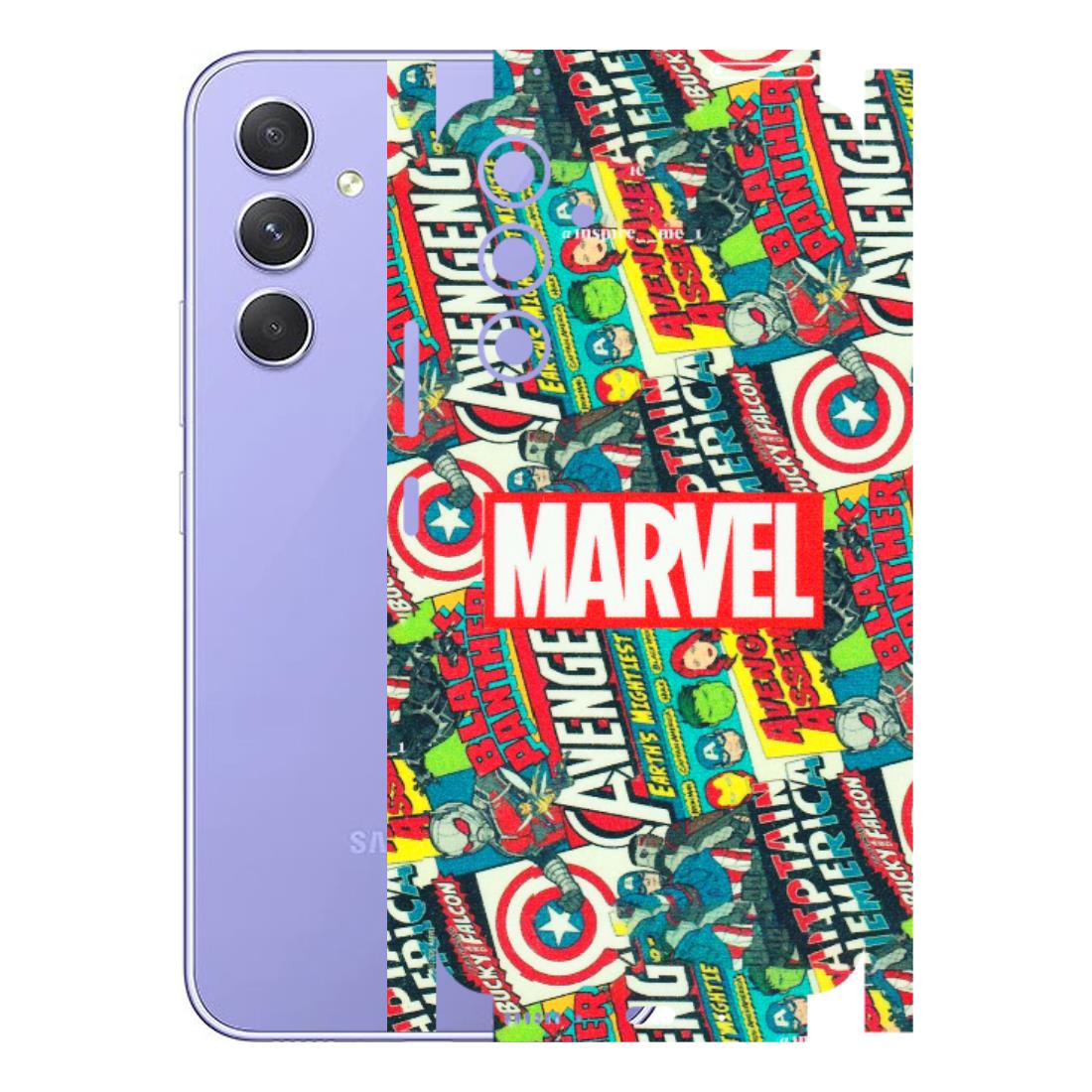 Samsung A/S Series Phone Skins (All Models) - Marvel Comic Lover - Matte Finish (M-30) Samsung Galaxy A54 (5G)
