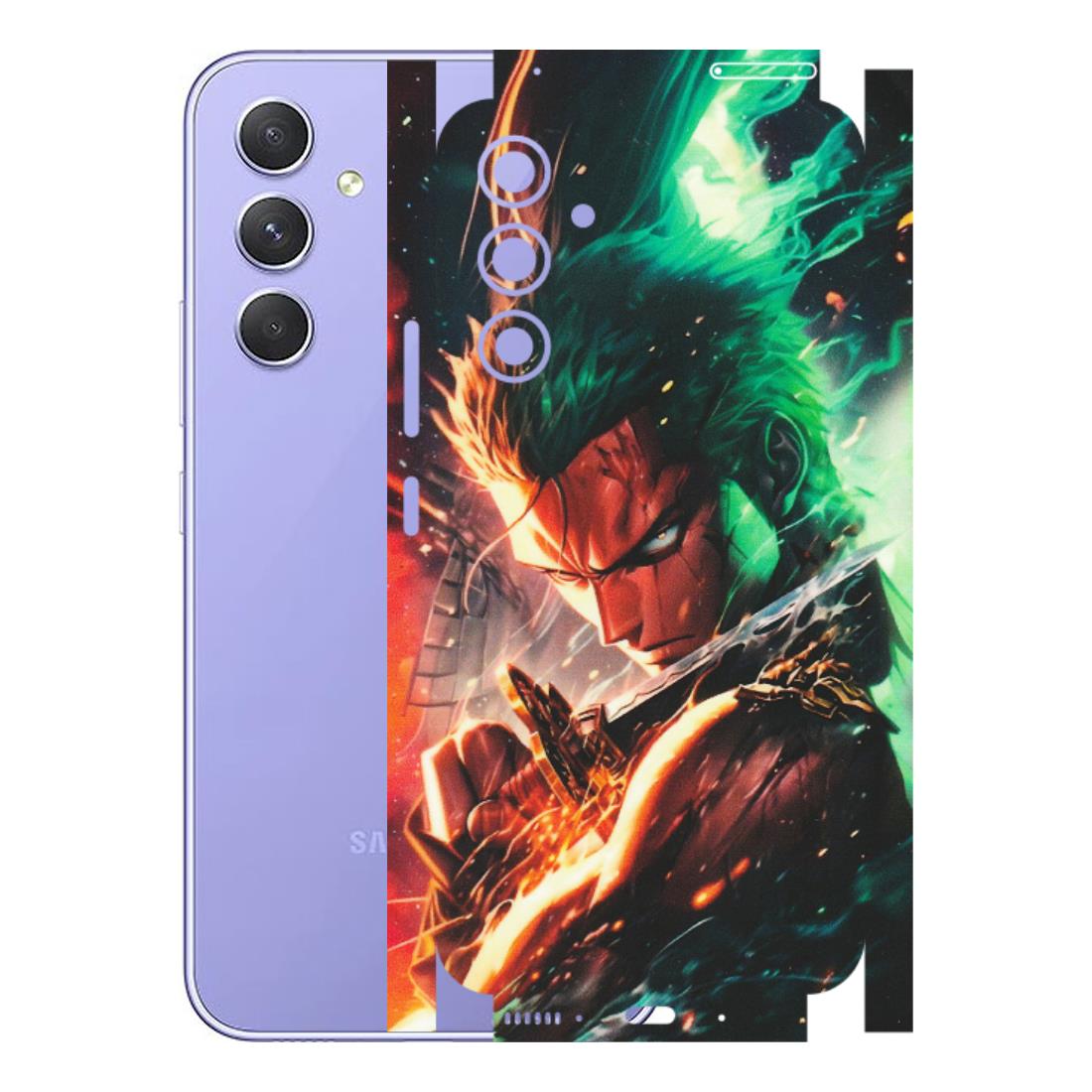 Samsung A/S Series Phone Skins (All Models) - Anime Gojo Sword - Matte Finish (M-32) Samsung Galaxy A54 (5G)
