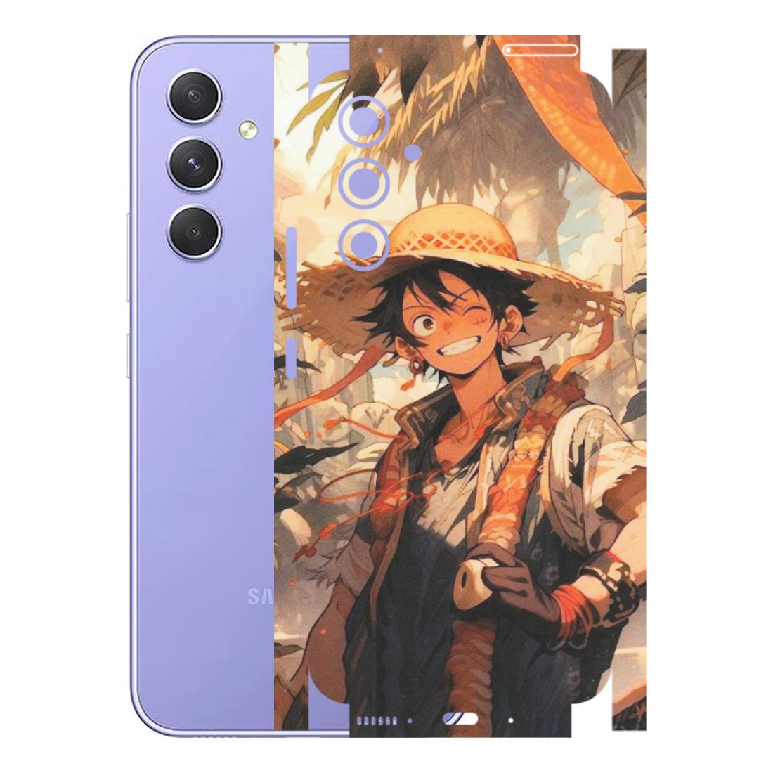 Samsung A/S Series Phone Skins (All Models) - Anime Character Smile - Matte Finish (M-33) Samsung Galaxy A54 (5G)