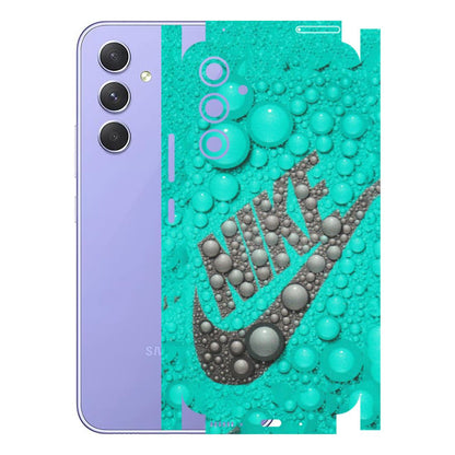 Samsung A/S Series Phone Skins (All Models) - Shoe Brand Bubbles - Matte Finish (M-42) Samsung Galaxy A54 (5G)