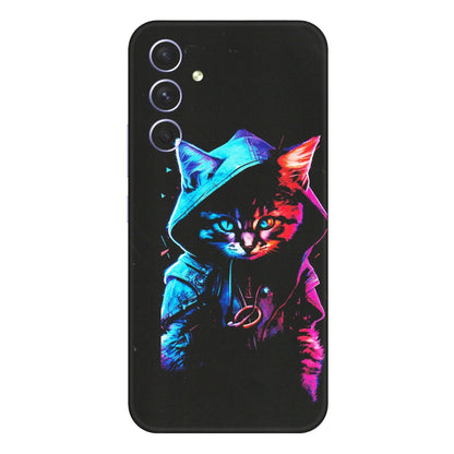 Samsung A/S Series Phone Skins (All Models) - Cyberpunk Cat - Matte Finish (M-45) Samsung Galaxy A54 (5G)