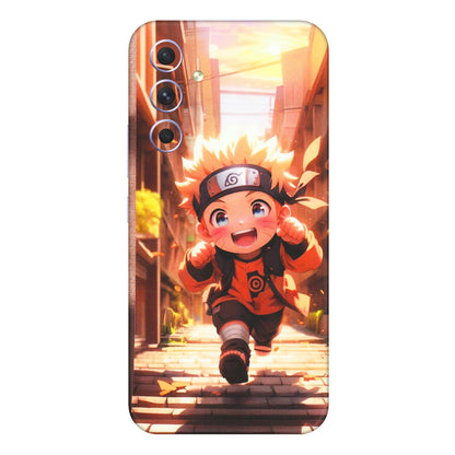 Samsung A/S Series Phone Skins (All Models) - Naruto Cute Toon Running - Matte Finish (M-04) Samsung Galaxy A54 (5G)