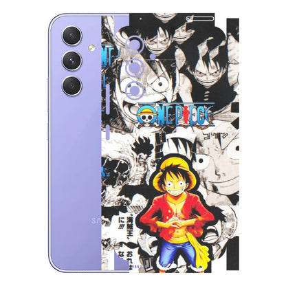 Samsung A/S Series Phone Skins (All Models) - One Piece B&W - Matte Finish (M-63) Samsung Galaxy A54 (5G)