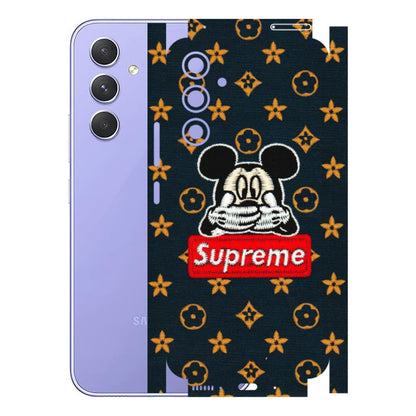 Samsung A/S Series Phone Skins (All Models) - Mickey Supreme - Matte Finish (M-83) Samsung Galaxy A54 (5G)