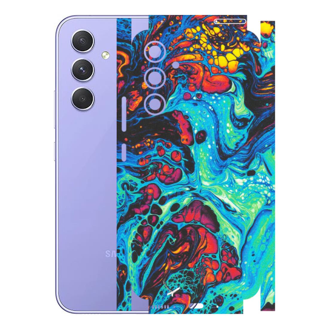 Samsung A/S Series Phone Skins (All Models) - Majestic Galactic Marbel - Matte Finish (M-85) Samsung Galaxy A54 (5G)